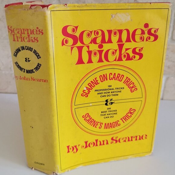 1950s Scarne's Tricks Magic Card Tricks Book John Scarne Magician Sleight Hand - Picture 1 of 10